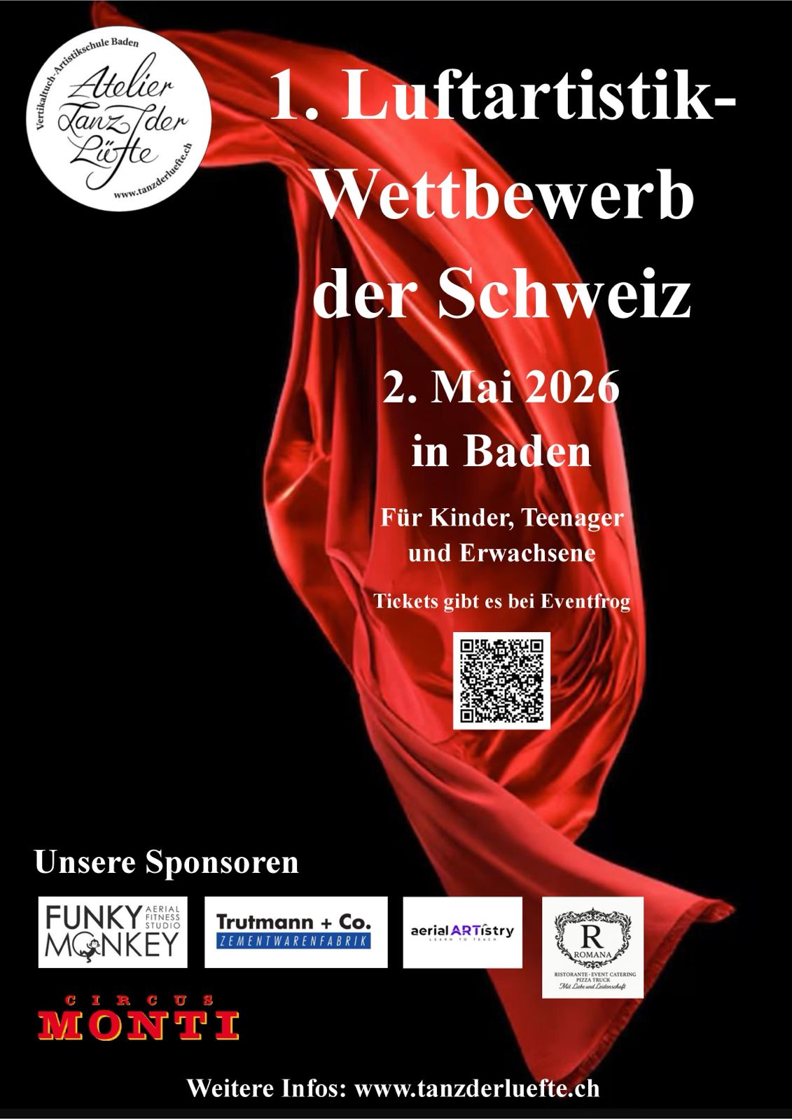 Event Catering Romana am Luftartistik Wettbewerb der Schweiz Baden 2 Mai 2026